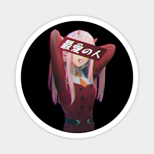 ZERO TWO DARLING IN THE FRANXX -SAD JAPANESE ANIME AESTHETIC Magnet